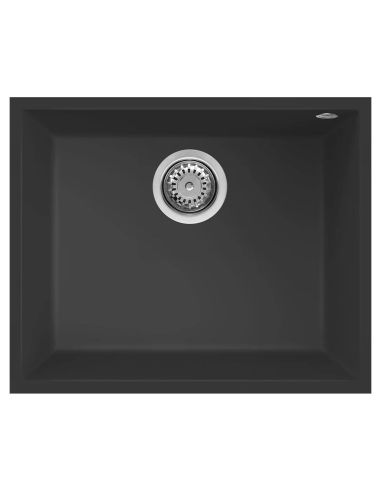 ELLECI QUADRA 105 U 50x40cm Kivikomposiitista Alta Kiinnitettävä altaat