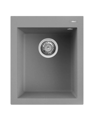 ELLECI QUADRA 100 34x40cm В столешницу сверху монтируемая Гранитная Кухонная мойка