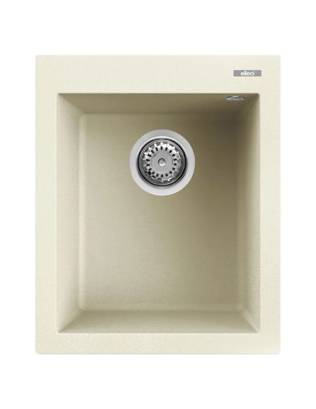 ELLECI QUADRA 100 34x40cm В столешницу сверху монтируемая Гранитная Кухонная мойка