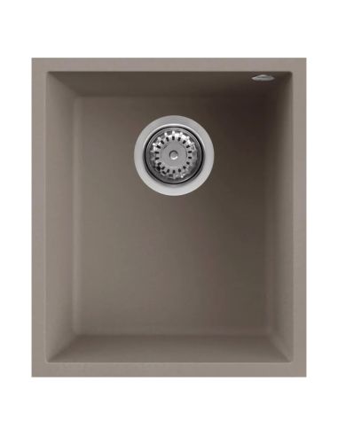ELLECI QUADRA 100 U 34x40cm Sottotop Alt paigaldatav kunstkivi komposiit Köögivalamu