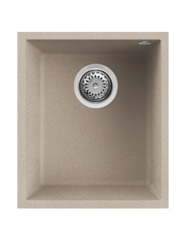 ELLECI QUADRA 100 U 34x40cm Sottotop Alt paigaldatav kunstkivi komposiit Köögivalamu