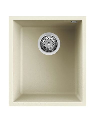 ELLECI QUADRA 100 U 34x40cm Sottotop Под каменную столешницу Монтируемая гранитная Кухонная мойка