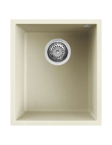 ELLECI QUADRA 100 U 34x40cm Sottotop Под каменную столешницу Монтируемая гранитная Кухонная мойка