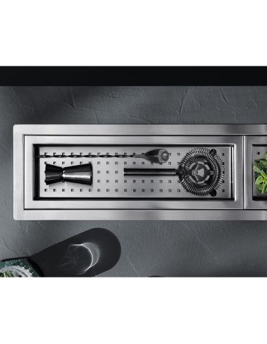 BARAZZA 1CVFGN 41cm Black Channel Colander