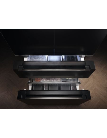 MIELE KFFD 6867 FrenchDoor külmik-sügavkülmik Obsidian Black