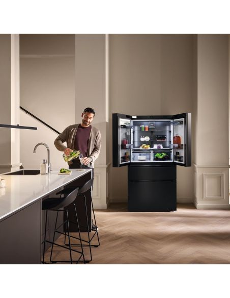MIELE KFFD 6867 FrenchDoor Fridge-Freezer Obsidian Black