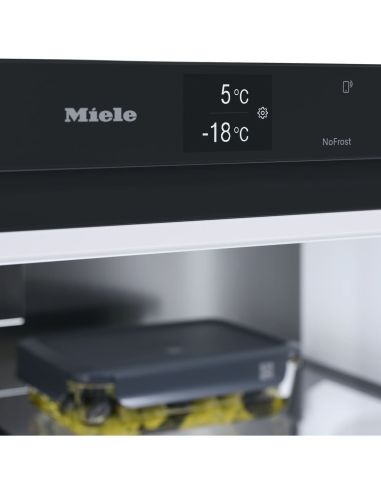 MIELE KFFD 6867 FrenchDoor jääkaappi-pakastin Obsidian Black