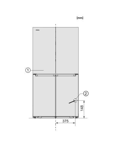 MIELE KFFD 6741 FrenchDoor Fridge-Freezer CleanSteel