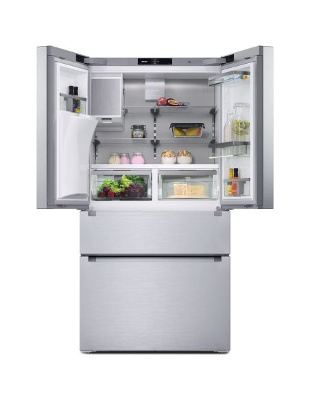 MIELE KFFD 6765 FrenchDoor külmik-sügavkülmik CleanSteel