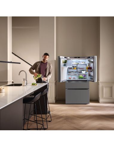 MIELE KFFD 6765 FrenchDoor külmik-sügavkülmik CleanSteel