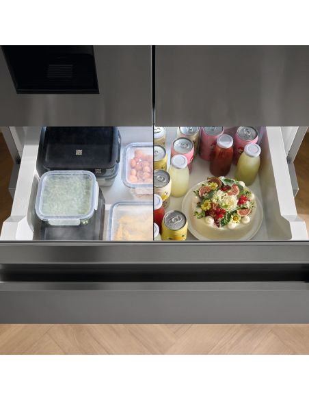 MIELE KFFD 6765 FrenchDoor külmik-sügavkülmik CleanSteel