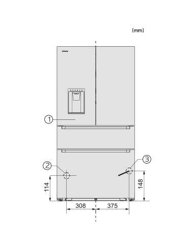 MIELE KFFD 6765 FrenchDoor Fridge-Freezer CleanSteel