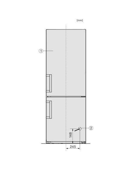 MIELE KFN 4796 CD külmik-sügavkülmik 75 cm CleanSteel