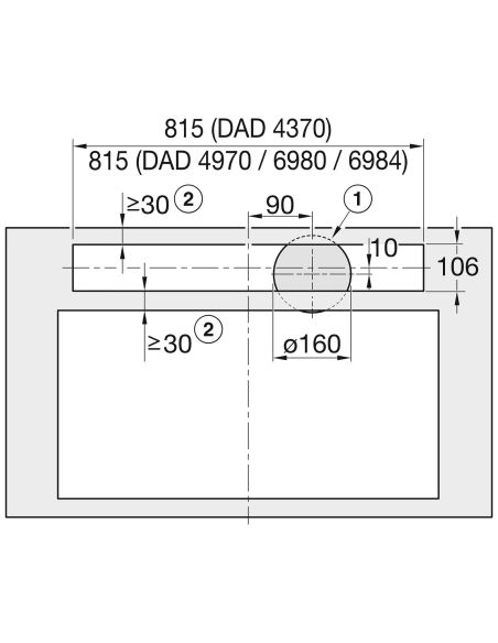MIELE DAD 6880 Levantar Ambient liesituuletin 80 cm