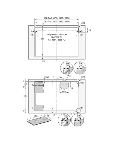 MIELE DAD 6880 Levantar Ambient liesituuletin 80 cm
