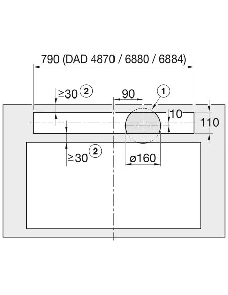 MIELE DAD 6880 Levantar Ambient liesituuletin 80 cm