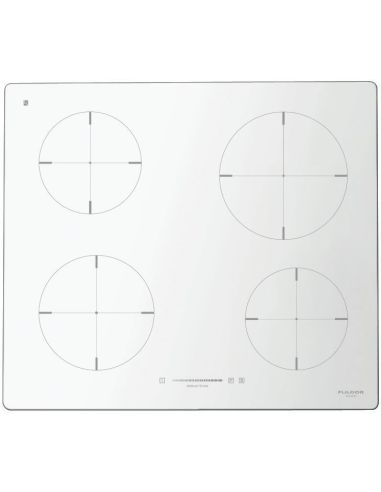 FULGOR MILANO CH 604 ID TS WH balta indukcijas plīts virsma