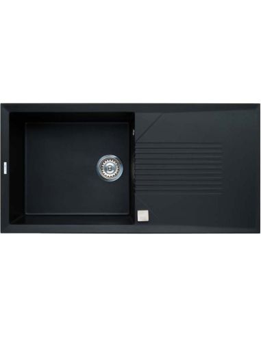 ELLECI TEKNO 480 60cm granitinė virtuvės plautuvė, montuojama ant viršaus