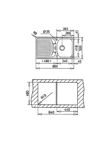TEKA TEXINA 45 B-CN St.Steel Kitchen sink (3)