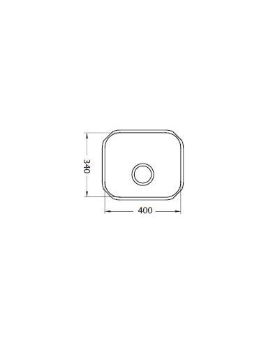 ALVEUS VARIANT 40 Monarch Collection 340x400mm Under mount St.Steel Colored Kitchen sink (5)