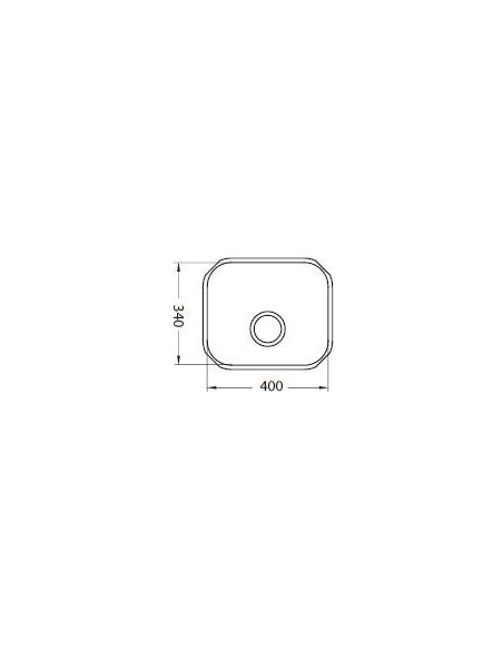 ALVEUS VARIANT 40 Monarch Collection 340x400mm Under mount St.Steel Colored Kitchen sink (5)