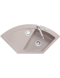 Keradomo MERA ECK corner Ceramic kitchen sink (1)