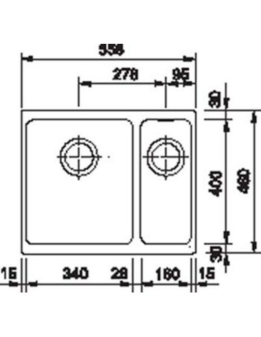 TEKA SQUARE 2B 560 TC Tegranit Kitchen sink (2)