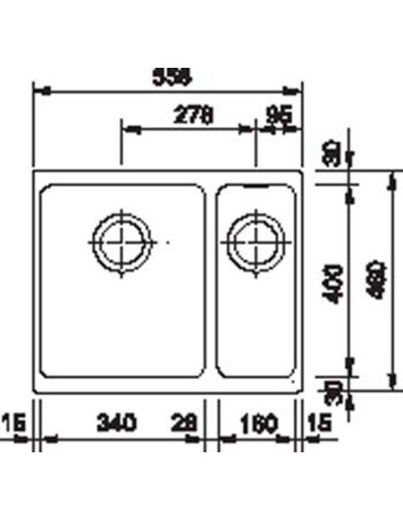 TEKA SQUARE 2B 560 TC Гранитная Кухонная мойка (2)