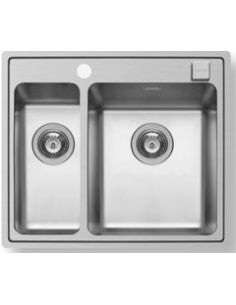 PYRAMIS PELLA (60,5x52) 11/2B R Flush mounted Kitchen Sink (1)