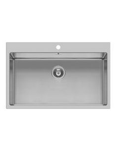 PYRAMIS ISTROS (74x40) 1B Flushmount Stainless Steel Built-In Kitchen sink (1)