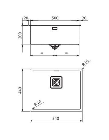 ARTINOX RADIUS 50 Stailnless Steel Kitchen sink (2)