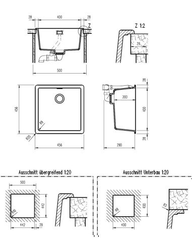 TEKA TEKA Radea R10 40.40 M-TG Granite Kitchen sink (4)