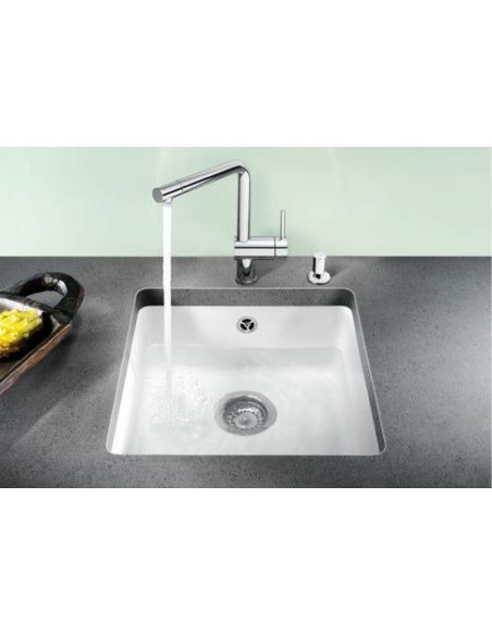 BLANCO SUBLINE 375-U Под столешницу монтируемая Керамическая Кухонная мойка (2)