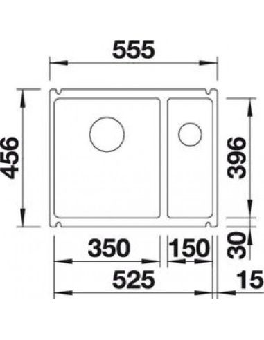 BLANCO SUBLINE 350/150-U