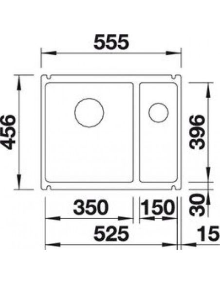 BLANCO SUBLINE 350/150-U