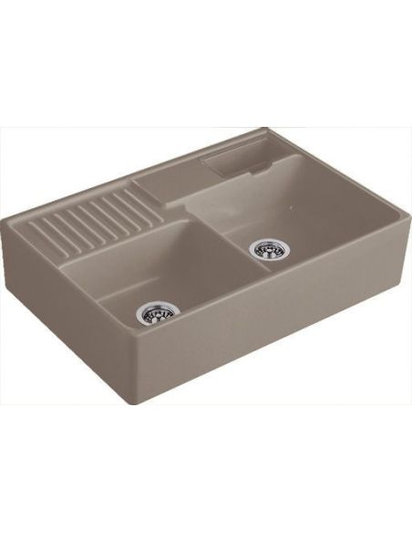 Villeroy&Boch BUTLER 90cm Double Bowl Kivikeraamiset altaat