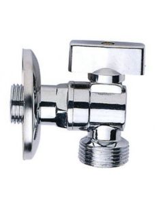 Vinkelventil 1/2" × 3/4", utvendig gjenge