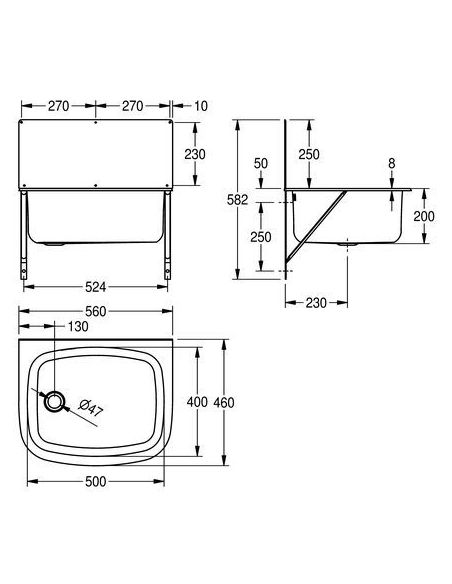 FRANKE PIELA Steel Sanitary sink (6)
