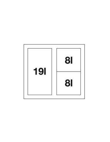 BLANCO SELECT II 50/3 50cm 526202 Jätteenerottelujärjestelmä järjestelmäkannen kanssa tiskin alla Jätemekanismit (3)