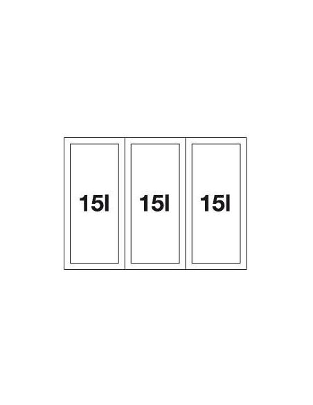 BLANCO SELECT 60/3 Orga 60cm 526209 Jätteenerottelujärjestelmä järjestelmäkannen kanssa, tiskin alla Jätemekanismit (3)