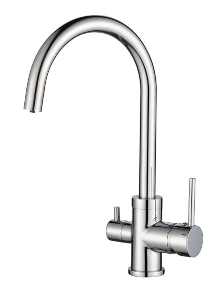 HELIKA Aquaduo 2963L Комби 2in1 с подключением фильтрованной воды Кухонный смеситель (1)