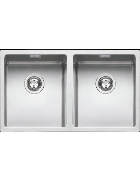 BARAZZA 75x40 DOUBLE SQUARE BOWL R.15