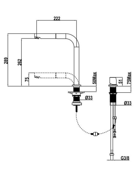 TEKA AUK 983, akna ette paigaldamiseks