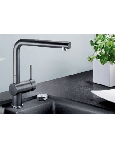 BLANCO LINUS-S Silgranit, With pull-out hand shower,