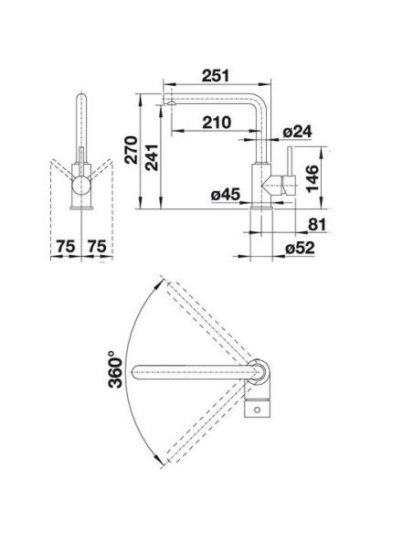 BLANCO MILA Chrome Kitchen Faucet (3)