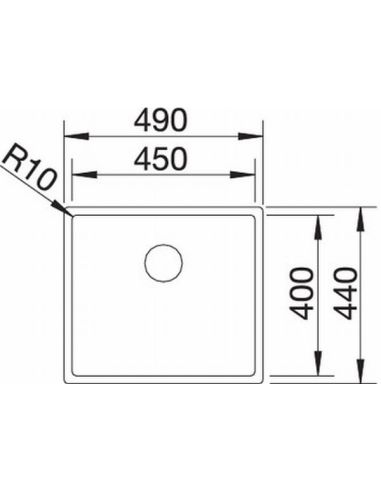 BLANCO CLARON 450-IF Flush-mount Steel Kitchen sink (4)