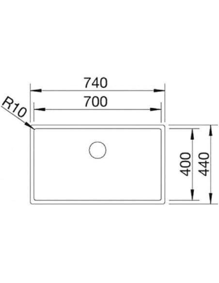 BLANCO CLARON 700-IF Flush-mount Steel Kitchen sink (5)