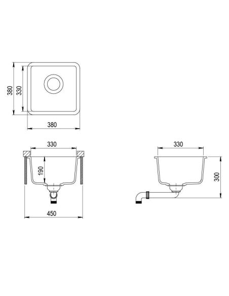 AQUASANITA ARCA SQA100 Teh