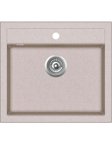 AQUASANITA-HELIKA QUADRO SQQ100 Гранитная Кухонная мойка (4)