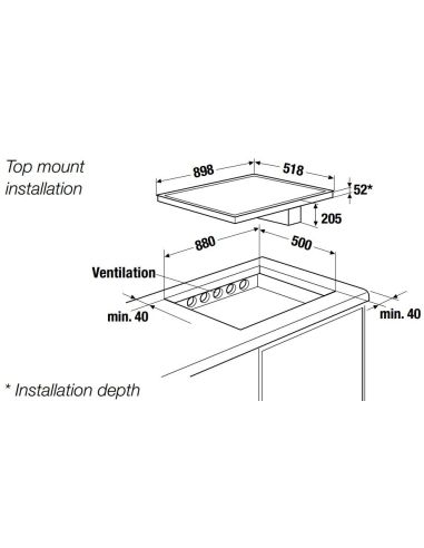KÜPPERSBUSCH KMI 8500.0 SR TOP Installation